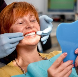 woman visiting dentist for checkup 